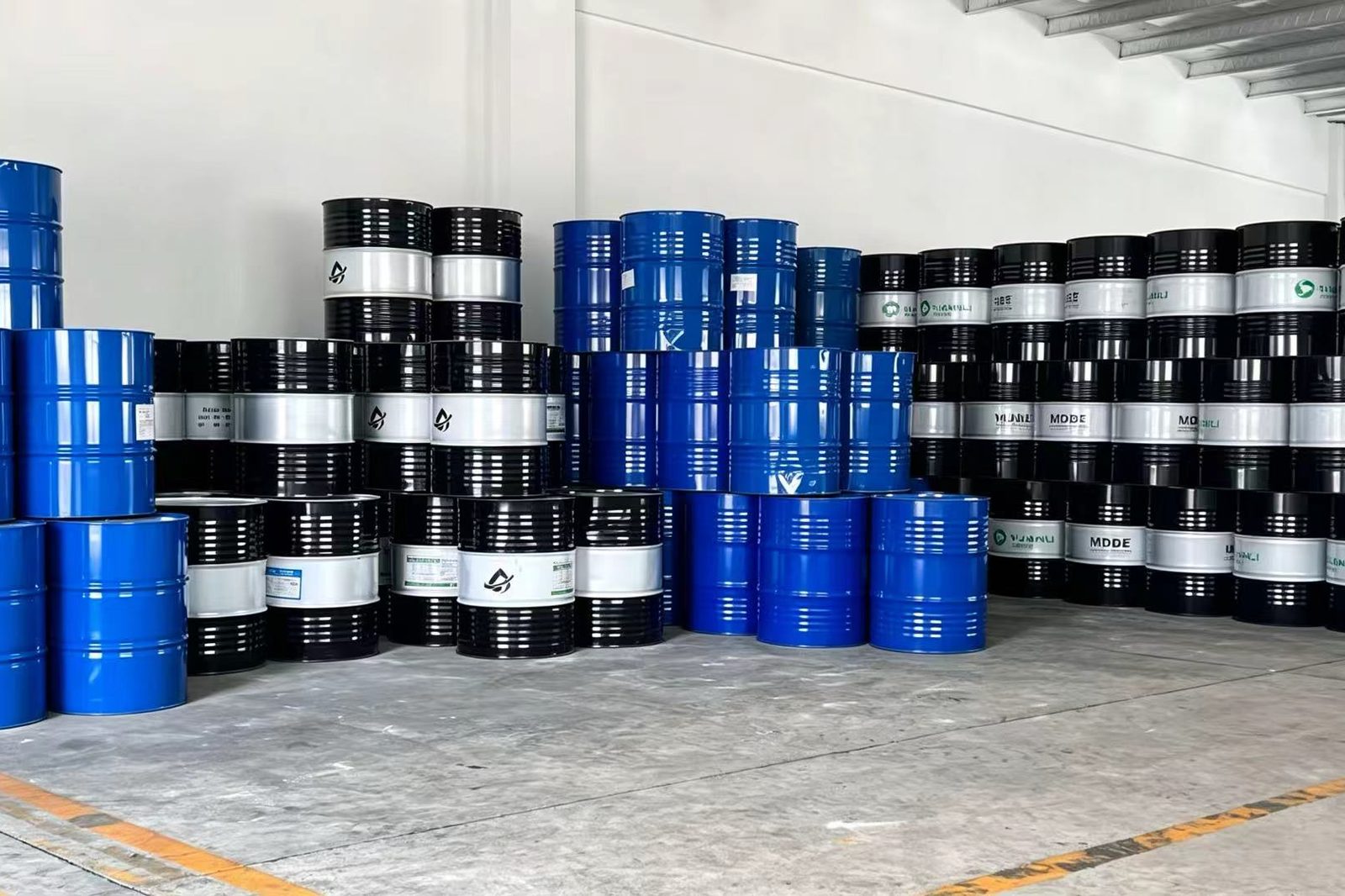 Hazardous goods stored in our 1,500 m&sup2; Class-A warehouse