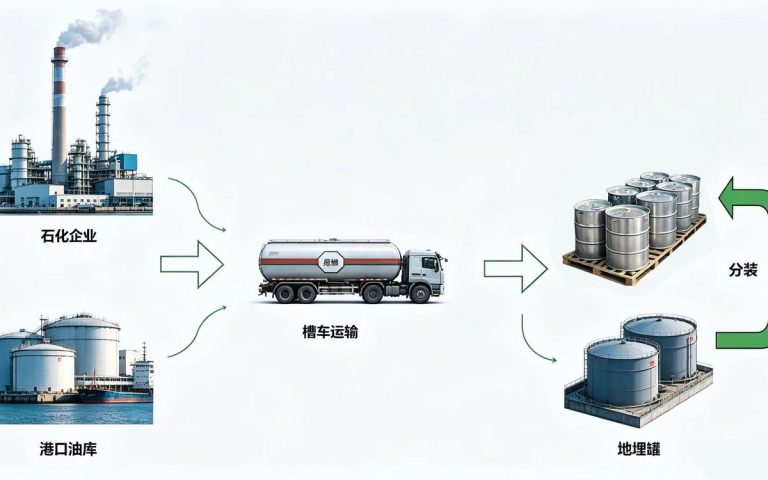 Industrial solvent supply chain and warehouse operations