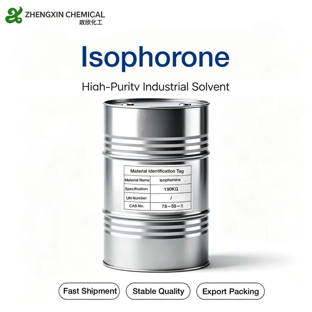 Isophorone (CAS 78-59-1) industrial grade solvent supplied by Zhengxin Chemical