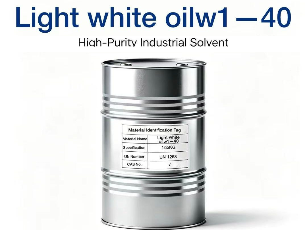 Light White Oil W1-40 (CAS 64742-48-9) industrial grade solvent supplied by Zhengxin Chemical