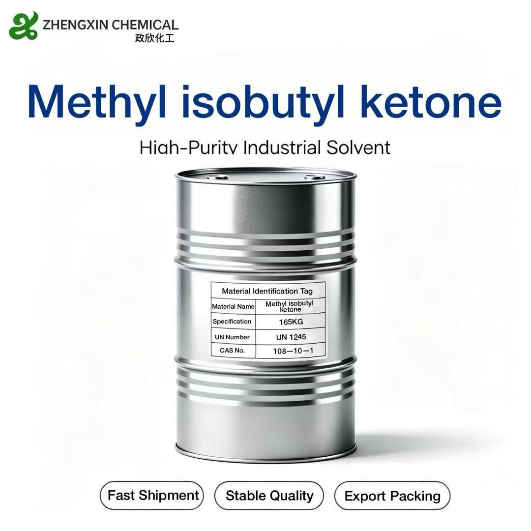 Methyl Isobutyl Ketone (MIBK) (CAS 108-10-1) industrial grade solvent supplied by Zhengxin Chemical