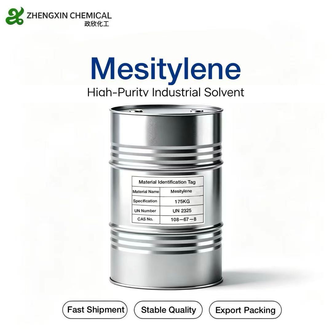 Trimethylbenzene (CAS 108-67-8) industrial grade solvent supplied by Zhengxin Chemical